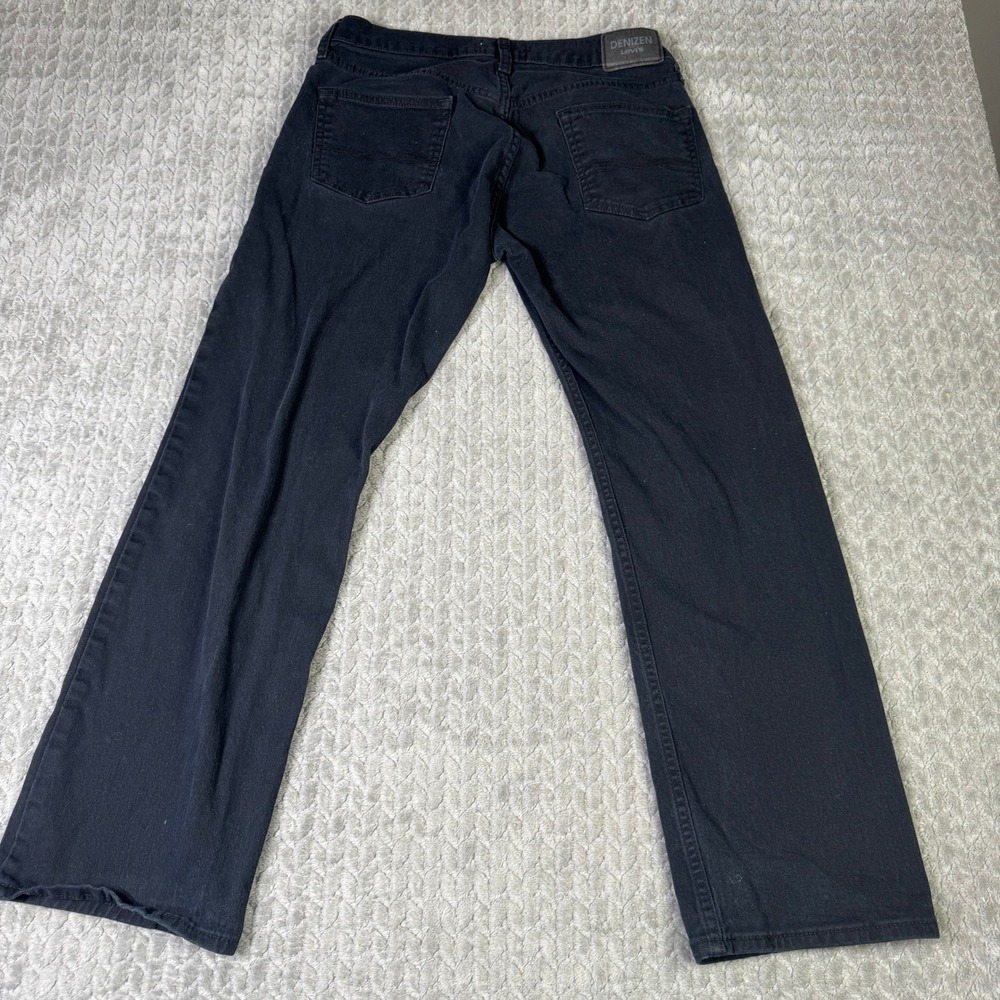 Denizen from Levis 285 Relaxed Fit Black Jeans Mens 30x30 Casual Denim Pants - Picture 8 of 12